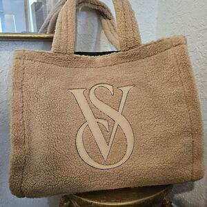 Victoria's secret Fleece logo VS Tote bag
